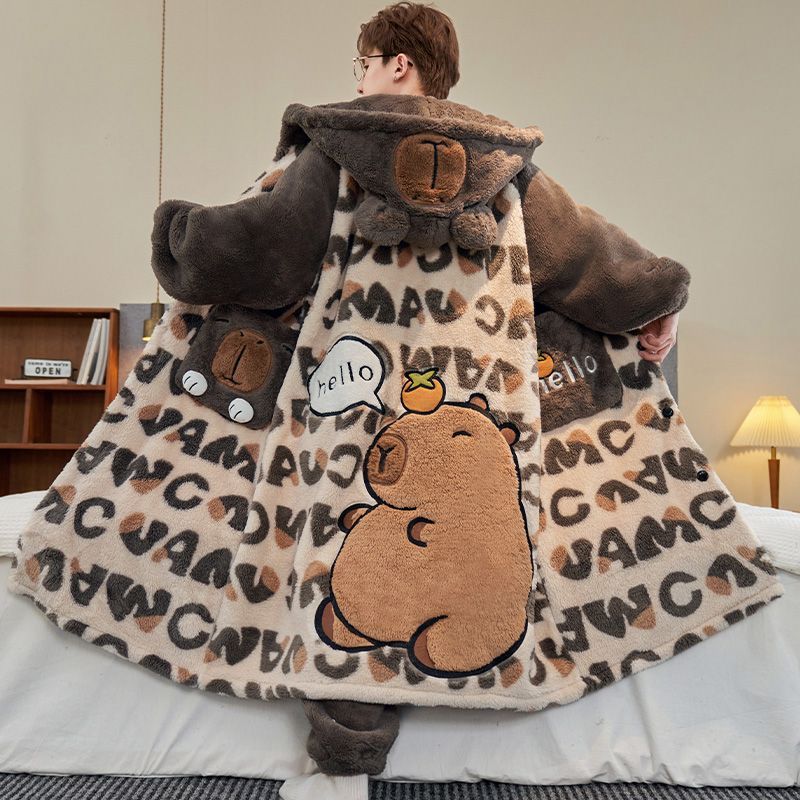Oversized Panda Pattern Men Wi - Winter Clothing Pk 评论和价格