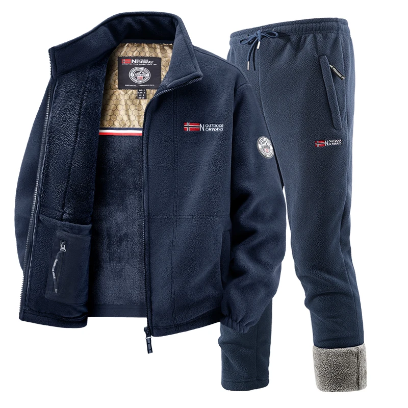 Mens Winter Fleece Tracksuit S - Winter Clothing Pk 评论和价格