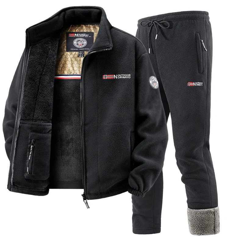 Mens Winter Fleece Tracksuit S - Winter Clothing Pk 评论和价格