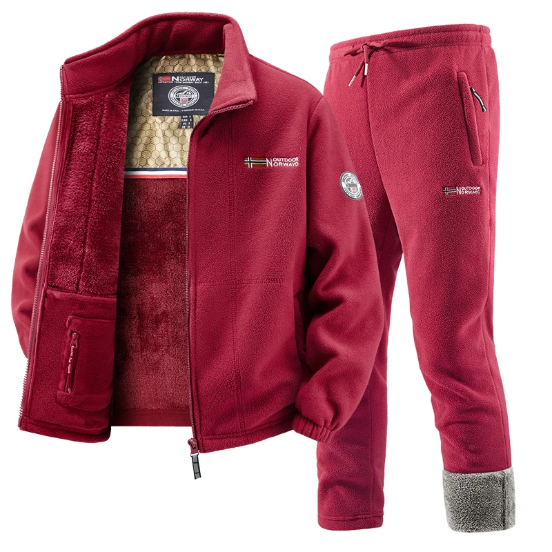 Mens Winter Fleece Tracksuit S - Winter Clothing Pk 评论和价格