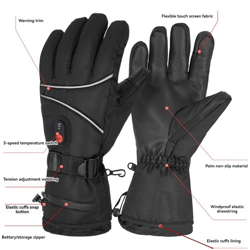 X08A 1 Pair Thermal Gloves Win - Heated Gloves Electric 评论和价格