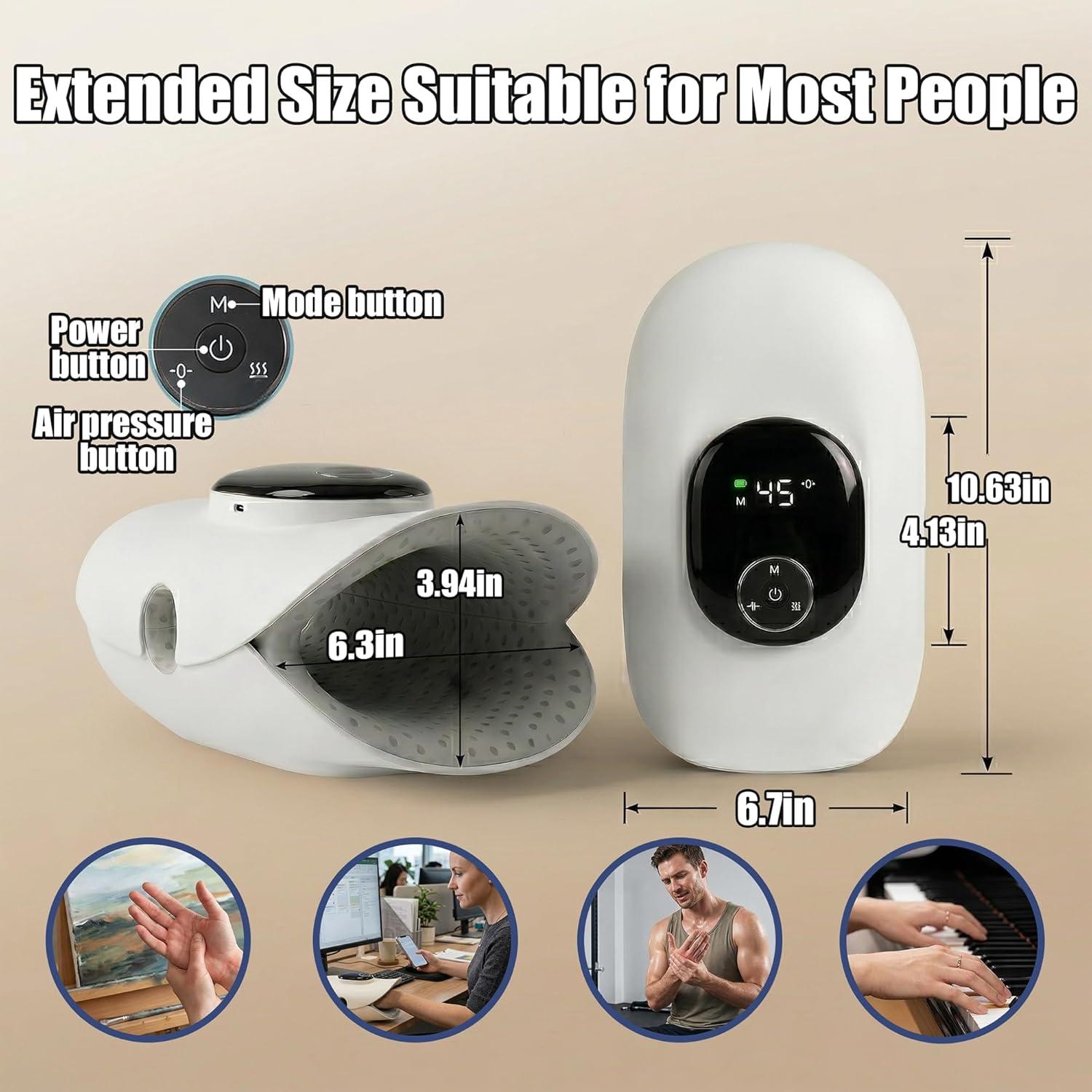 Smart Hand Massager with Heat  - Heated Gloves Electric 评论和价格